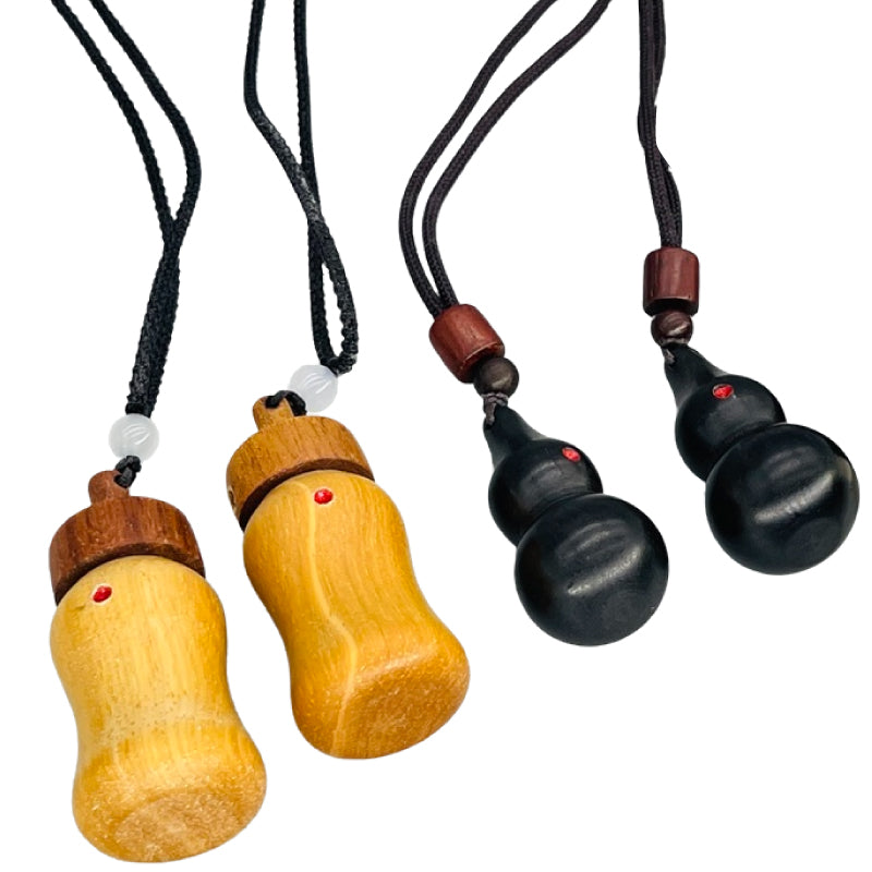 【J-193】 Giriko & Fudeko Holder - Konaire (Baby Bottle Shape/Gourd Shape) ミニ 粉入れ 哺乳瓶型 ひょうたん型 ぎり粉 ふで粉 弓道 弓具