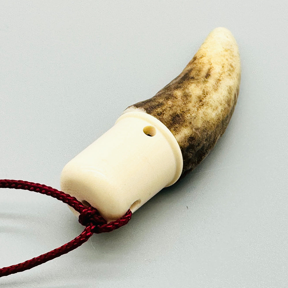 【J-197】 Mini Giriko Holder (Deer Horn) ミニ鹿角製 ギリ粉入れ