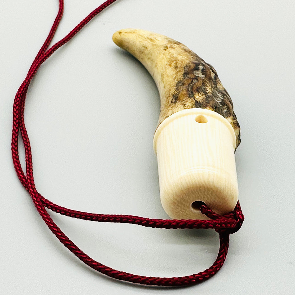 【J-197】 Mini Giriko Holder (Deer Horn) ミニ鹿角製 ギリ粉入れ