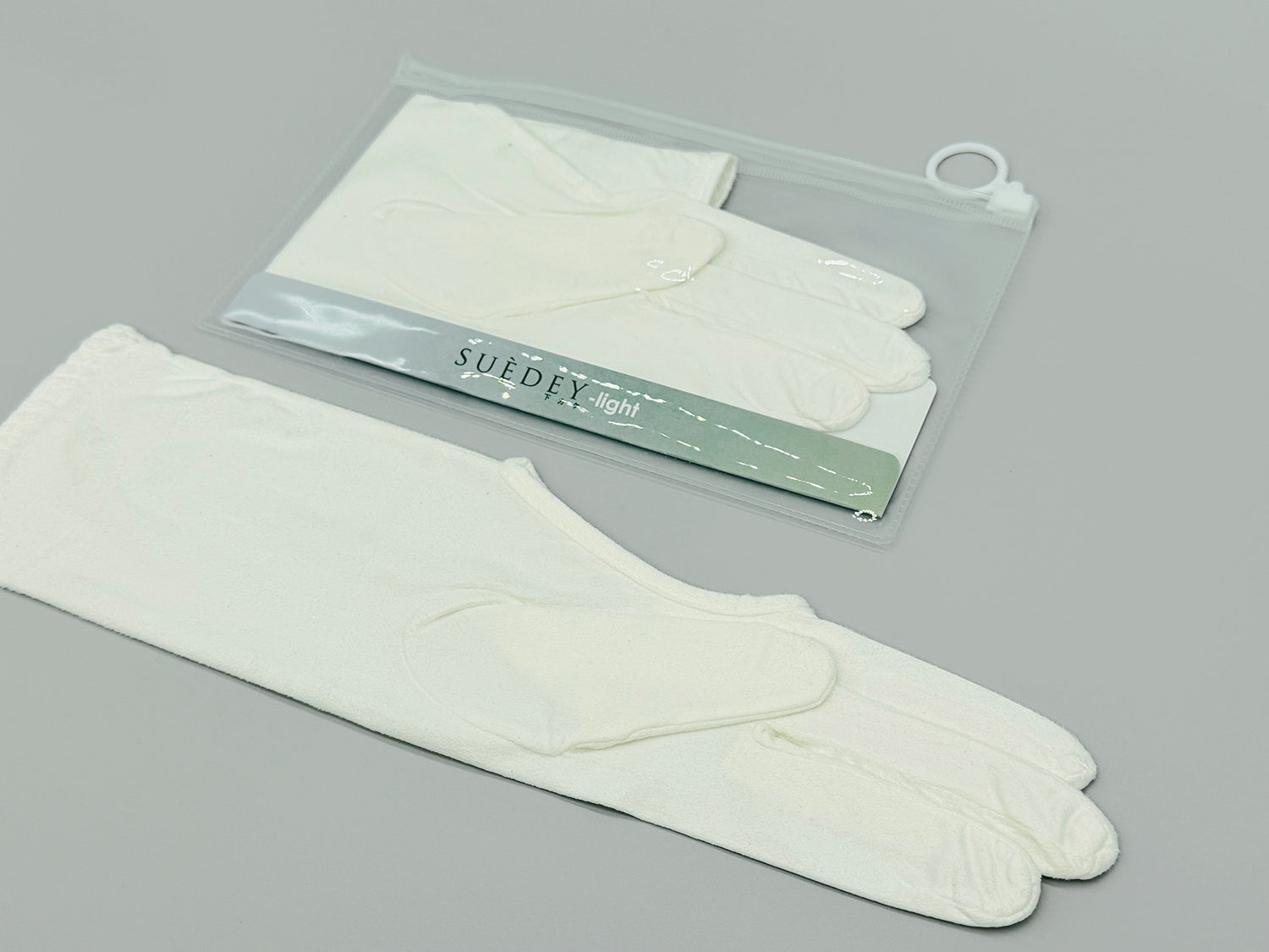 【J-203】 Shitagake （Artificial chamois） - 下カケ 人工セーム革製 SUEDEY light (スエーディライト) 三つ SS～XLサイズ 弓道 弓具 ゆがけ 下かけ 薄手