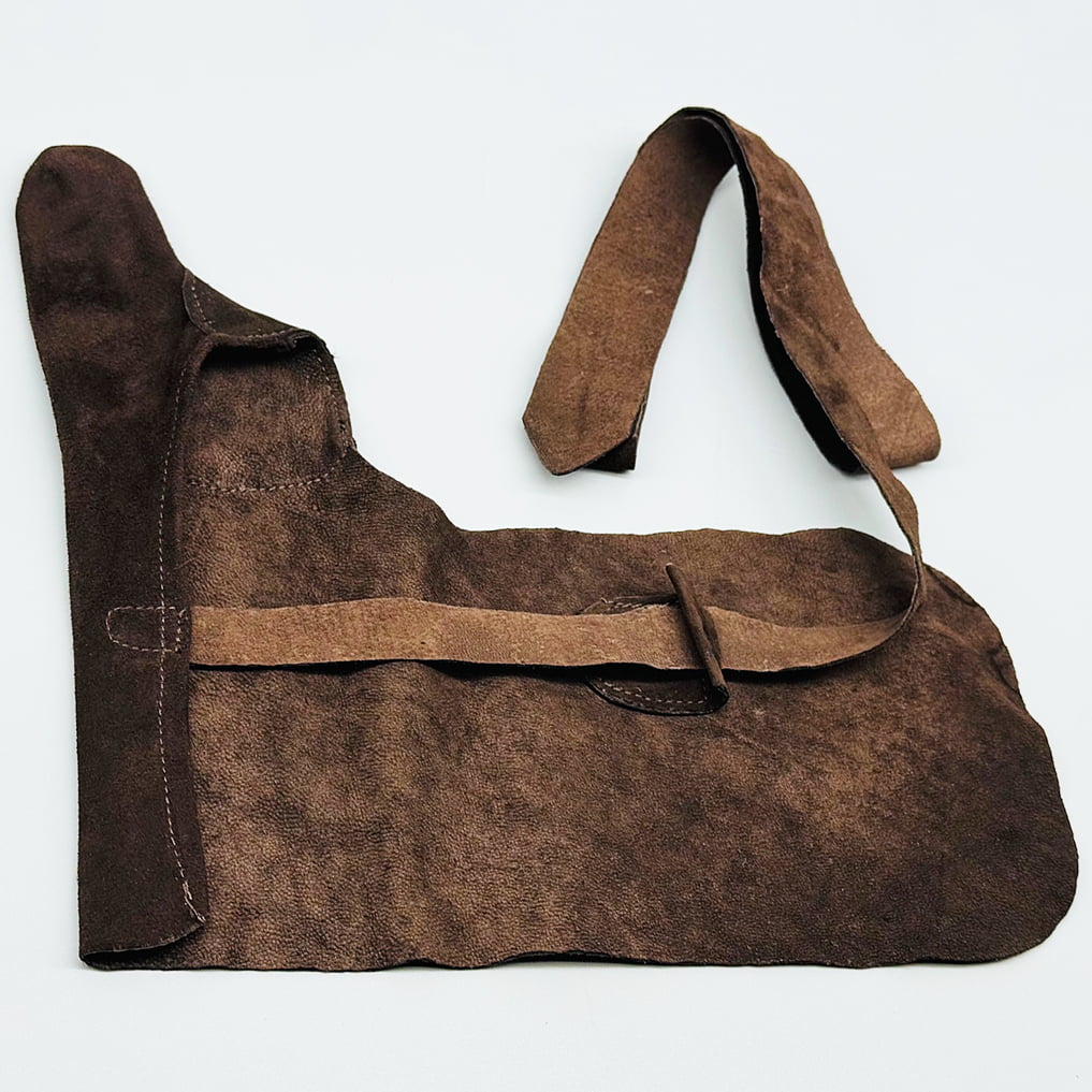 【J-210】 Oshitekake (Sheepskin) S M L 押し手カケ 羊革製 焦茶 弓道 弓具 ゆがけ