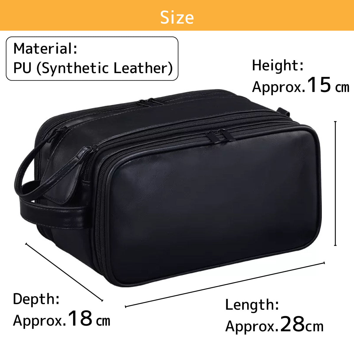 【J-211】 Yugake Case - Dual side compartments  ゆがけ入れ 両サイド収納 全3色 カケ用 人工皮革製 ゆがけ かけ 保護 持ち運び 弓道 弓具
