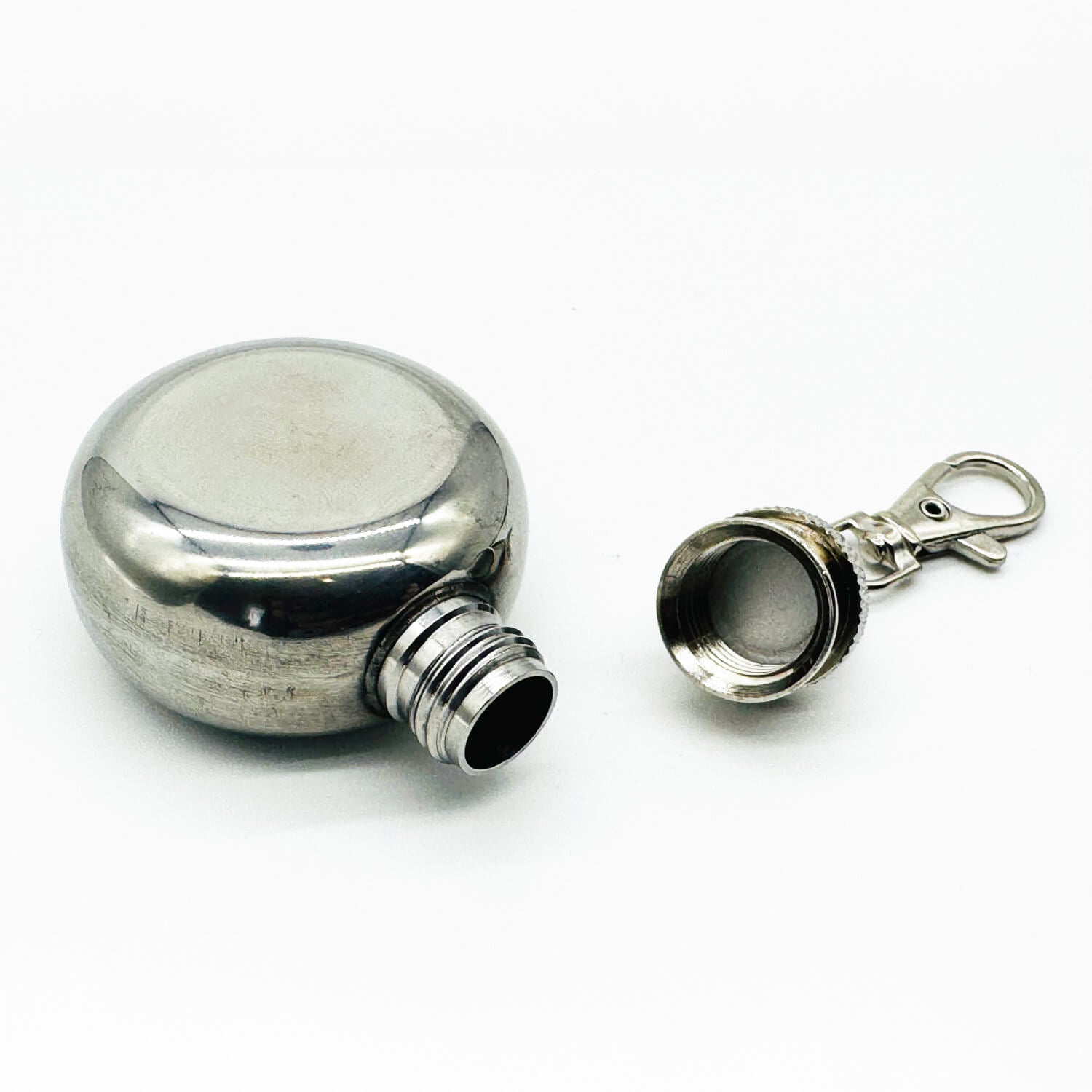 【J-213】Stainless Steel Calligraphy Powder Container with Funnel ステンレス製筆粉入れ 漏斗セット 選べる3サイズ