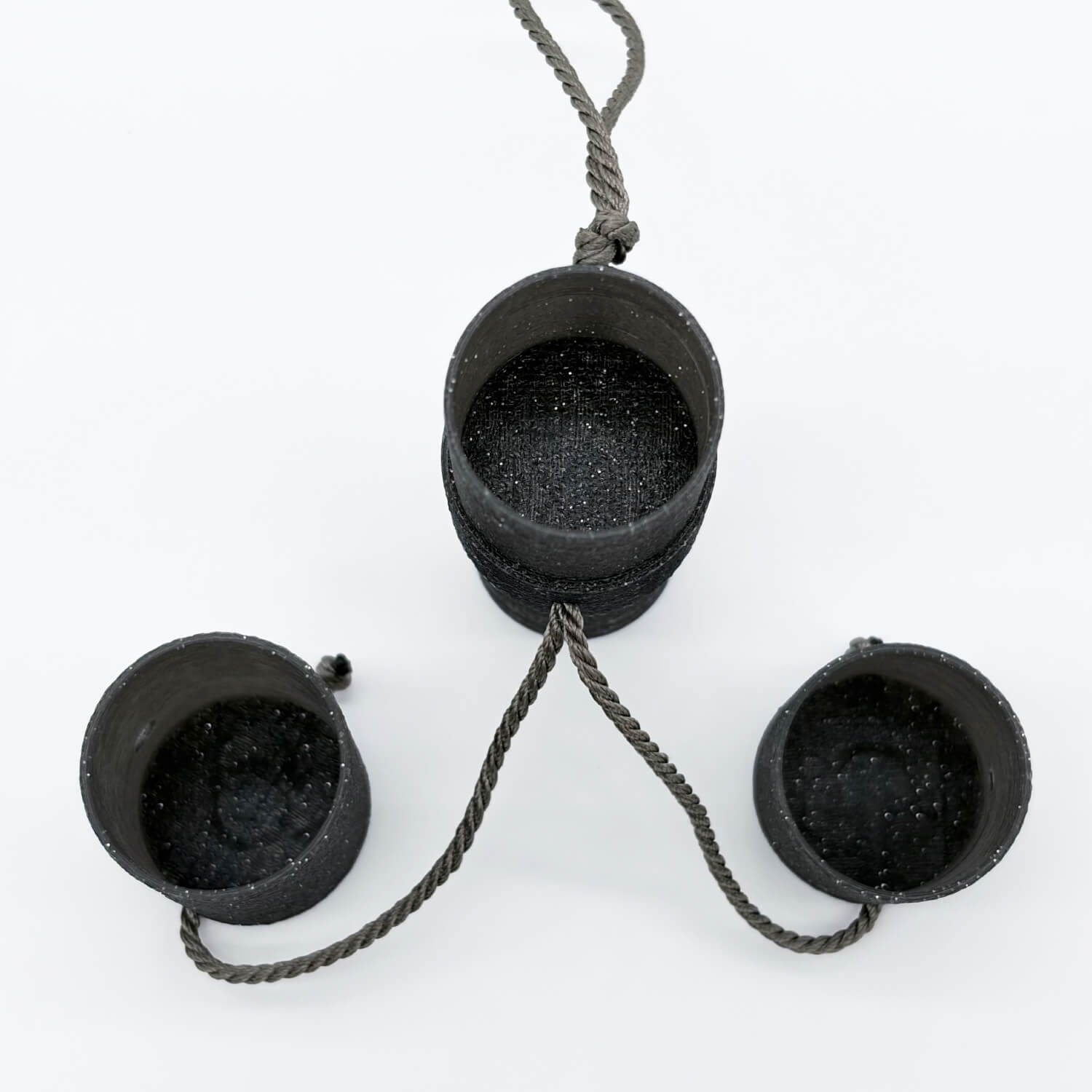 【J-214】Resin Giriko/Fudeko Dual-Purpose Powder Case 樹脂製 ギリ粉・フデ粉両用粉入れ