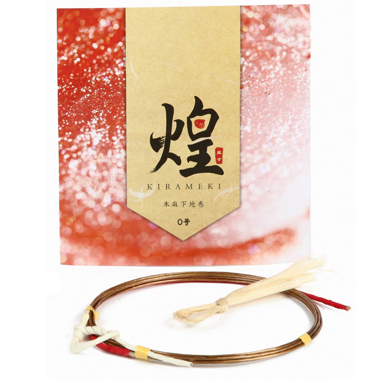 【C-160】 Kirameki Tsuru - Namisun,2sunNobi [1 strings per package.] High quality 煌 本麻下地 1本入り 並寸・二寸伸