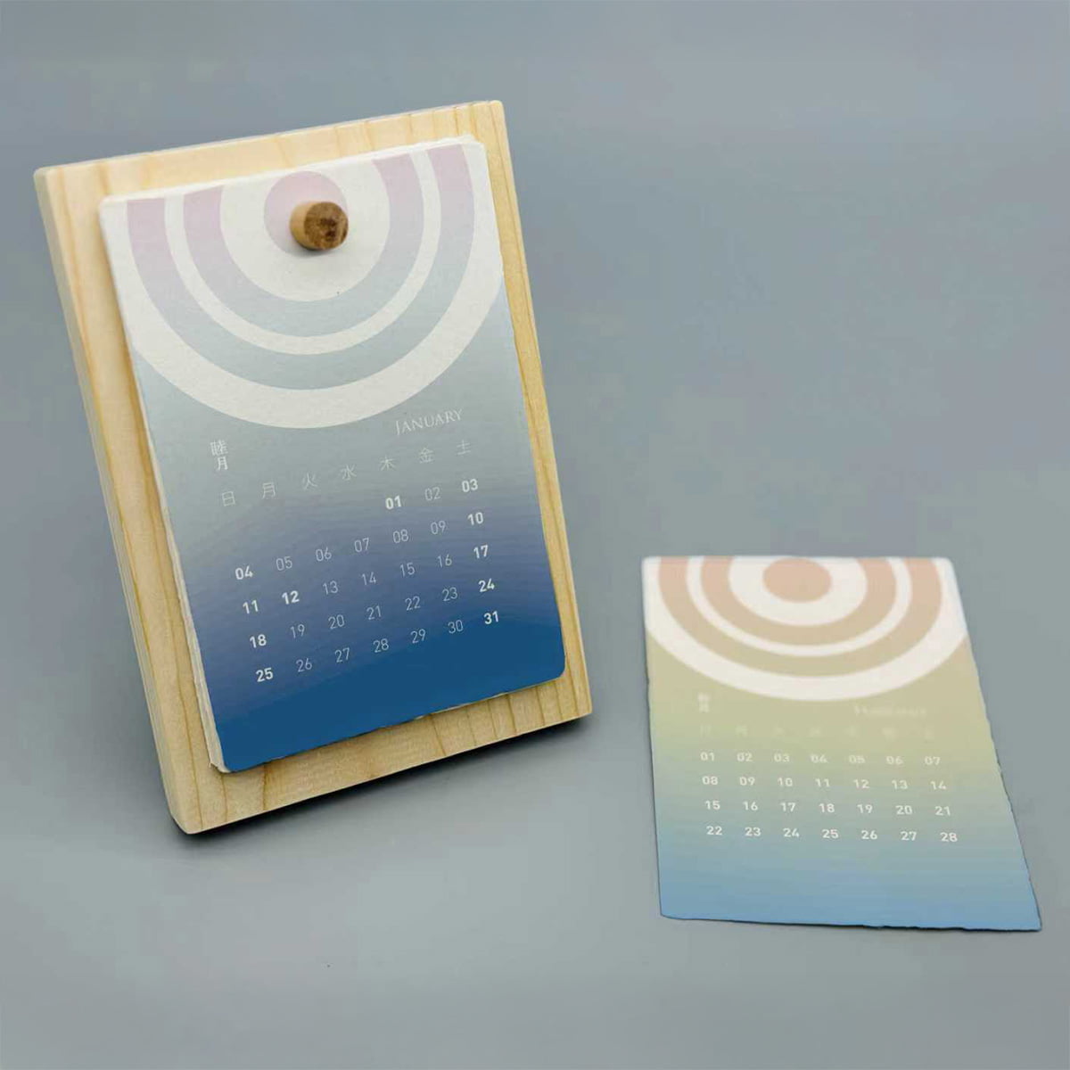 L-002】2026 Desk Calendar 卓上 カレンダー 的 2026年 弓道 弓具