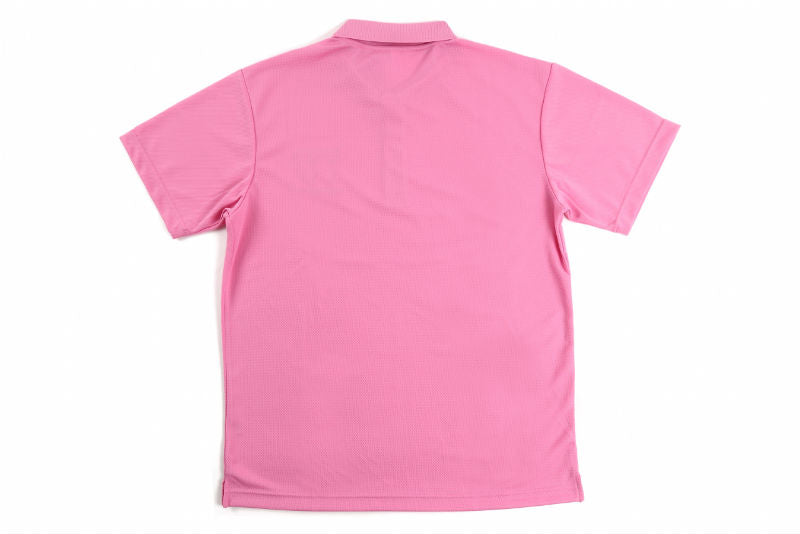 【L-107】Chiba-kun Polo Shirt【Pink】 SS～3L チーバ君 ドライポロシャツ ピンク ポロシャツ 【チーバくんグッズ】