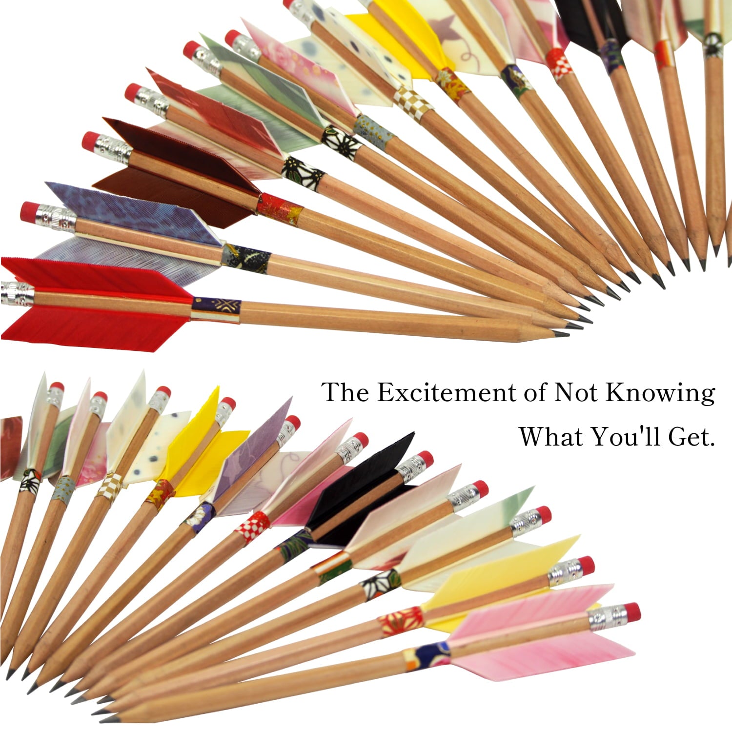 【L-121】Yaryu Original Pencil Arrow （KYUDO GOODS）　矢龍オリジナルえんぴつ矢 鉛筆矢 弓道グッズ 弓道 弓具 プレゼント 記念品