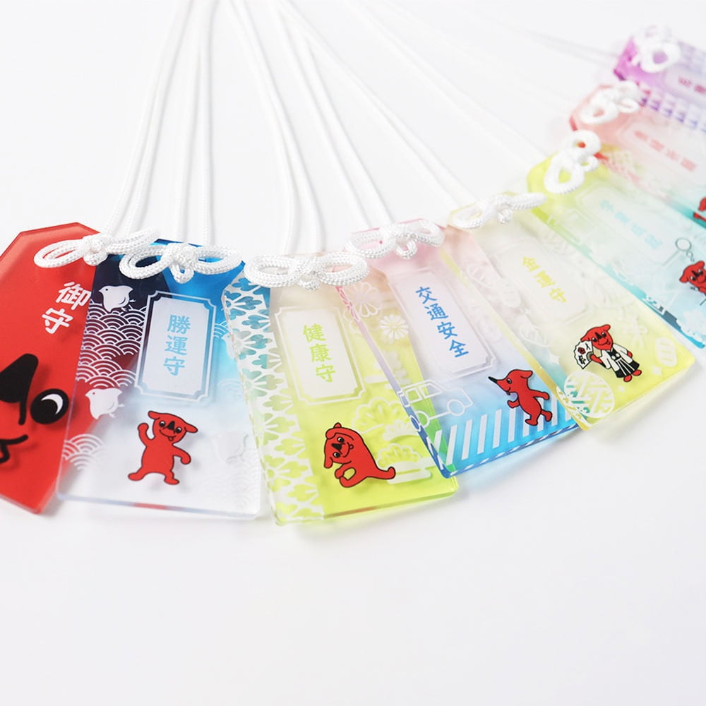 【L-143】Chiba-kun Japanese Omamori Keychain【8 types】 チーバ君 御守り 全8種 アクリル お守り キーホルダー ストラップ【チーバくんグッズ】