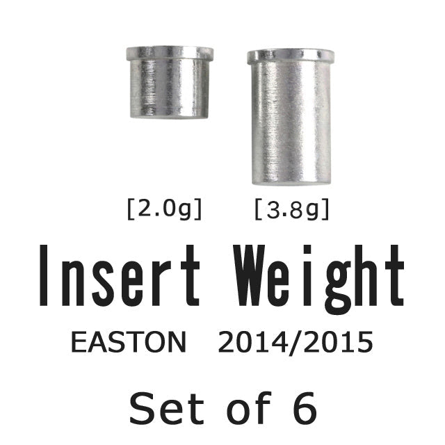 【N-023】Insert Weight - Set of 6 インサート [イーストン 2014 2015] 6個組