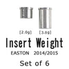 【N-023】Insert Weight - Set of 6 インサート [イーストン 2014 2015] 6個組