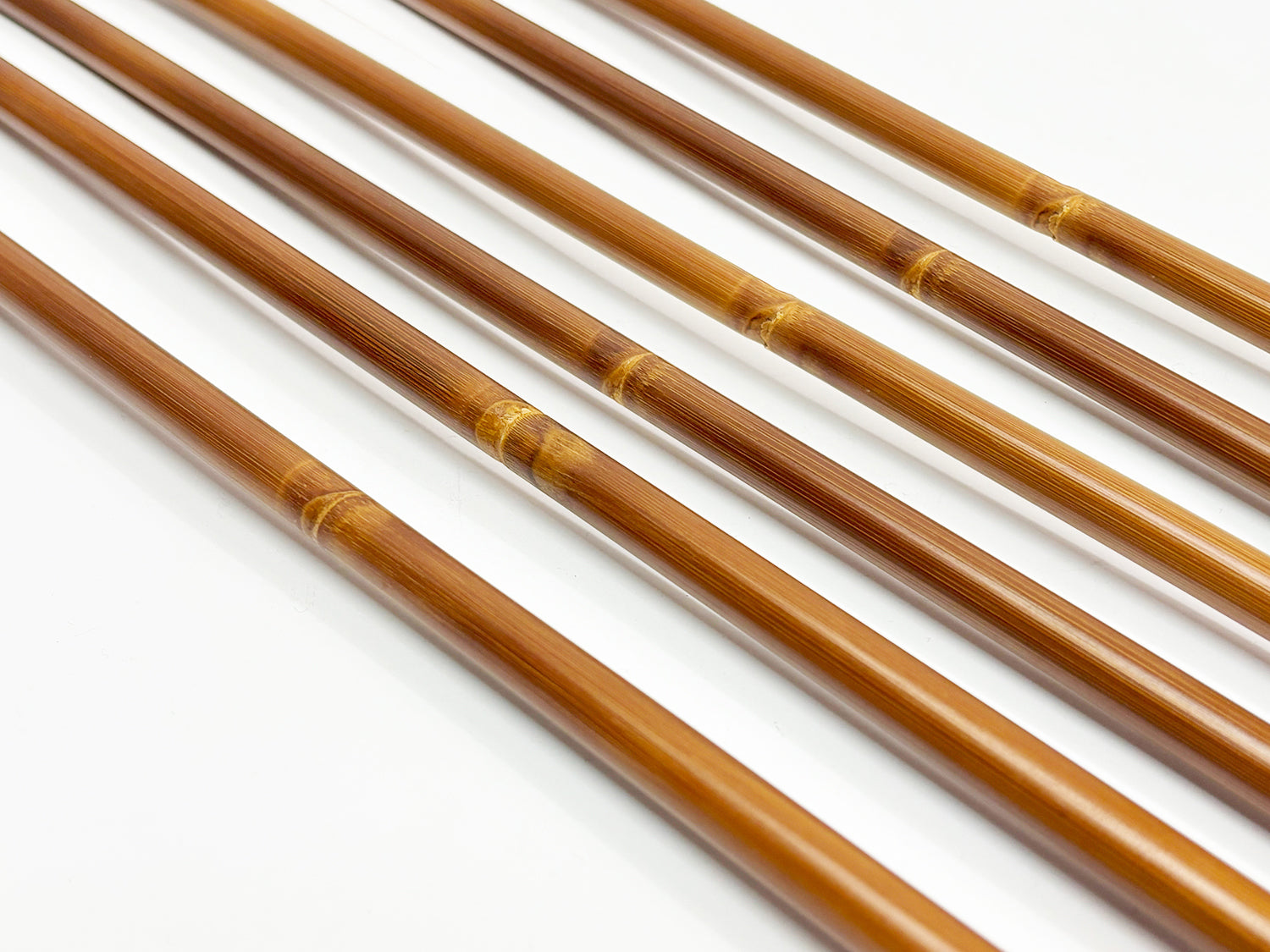 【O-197】High-quality custom-made bamboo arrows - ：black tail feathers - Set of 6 - 10types -   竹矢 オーダー製作 黒尾羽 上篦 6本組 10種類
