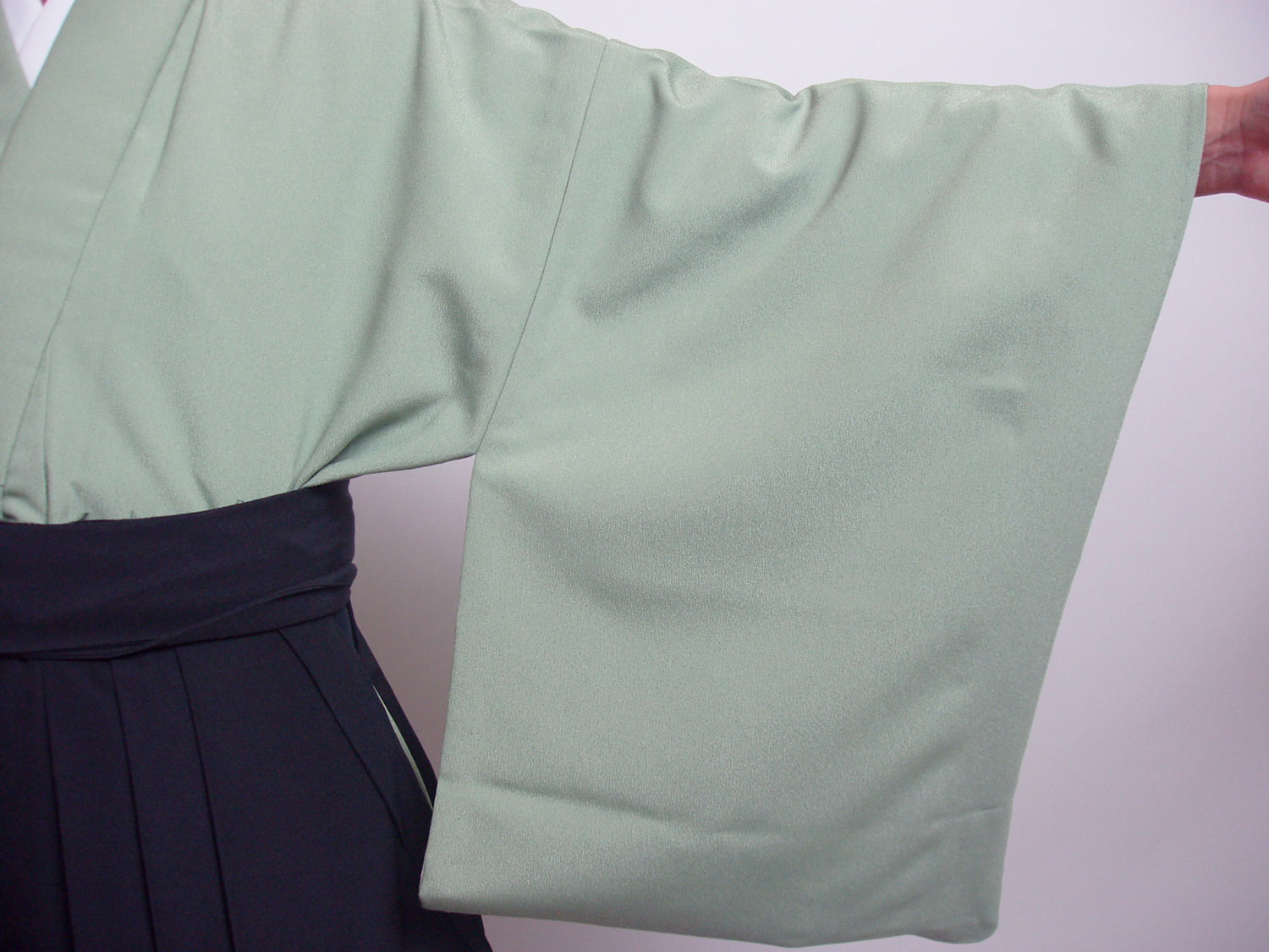 【H-027】 Kimono - Crepe （For women）Size：XL 　着物 ちりめん 特大 女性用 ピンク 若草 水色 弓道 弓具 弓道着【在庫限り】