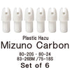 【N-033】Hazu(Mizuno Carbon) - Set of 6 筈 - New type（ミズノカーボン用） 6個組 新タイプ