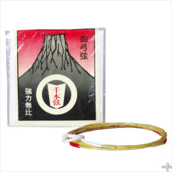 【C-092】 (with Nakajikake)Senbontsuru - Sansun[One string per package.] 【中仕掛装着済】千本弦　三寸詰　１本入り