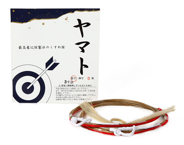 Yamato San-sun Tsumari #0 (nanasyaku) [2 strings per package.] ヤマト弦 三寸詰 0号 ２本入り 【Ｃ-136】