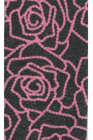 【F-292】Nigirikawa (Printed) Rose Pattern 美握り革 薔薇