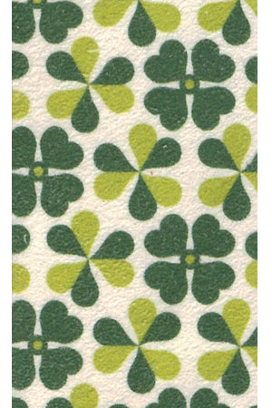 【F-293】Nigirikawa (Printed) Four leaf clover Pattern 美握り革 クローバー
