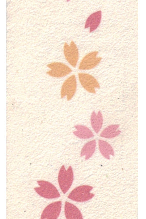 【F-296】Nigirikawa (Printed) Small cherry pattern 美握り革 小桜