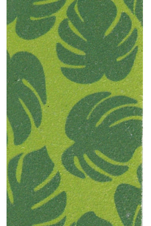 【F-302】Nigirikawa (Printed)  Monstera leaf pattern 美握り革 葉っぱ