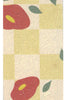 【F-303】Nigirikawa (Printed) Camellia Checkered pattern  美握り革 椿