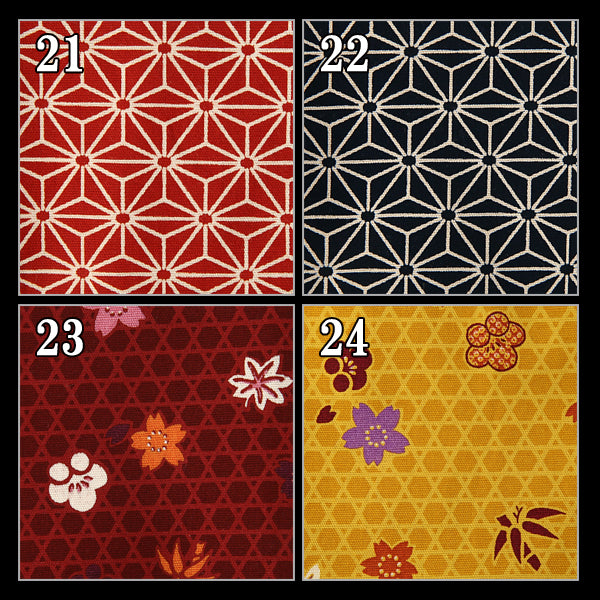 【F-099】Yumimaki Flower Pattern 弓巻き 和柄 花柄