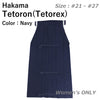 【H-247】 Hakama -Tetoron(Tetorex) for woman(Dark blue) Size：#21 - #27 - 袴テトレックス 女性用 紺袴 21-27号
