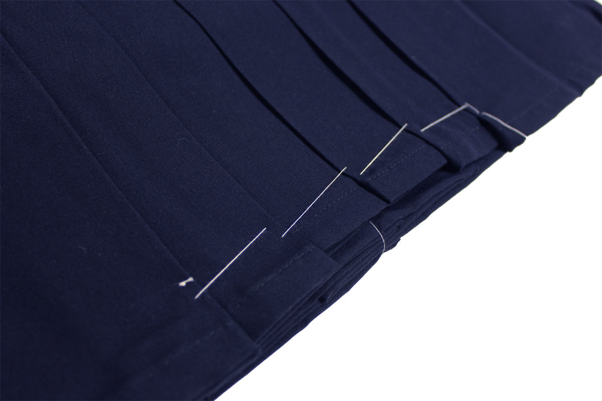 【H-250】 Hakama -Tetoron(Tetorex) for man(Dark blue) Size：#28 - #29 - 袴テトレックス 男性用 紺袴 28-29号