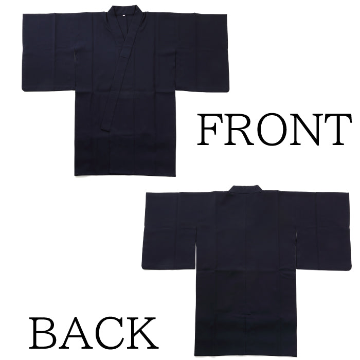 【H-256】 Kimono - Polyester women's Black/Deep blue Size:S-L 着物 女性用 小～大 黒色／紺色 ポリエステル100%