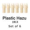 【N-025】Plastic Hazu for Shaft Size 1813 - Set of 6 1813用ふくみ筈 6個組