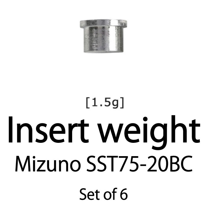 【N-039】Insert Weight Mizuno - Set of 6 インサート [ミズノSST75-20BC用] 6個組