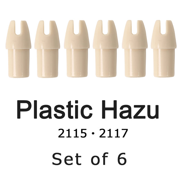 【N-026】Plastic Hazu for Shaft Size 2115・2117 - Set of 6 2115・2117共用 プラスチック筈 6個組