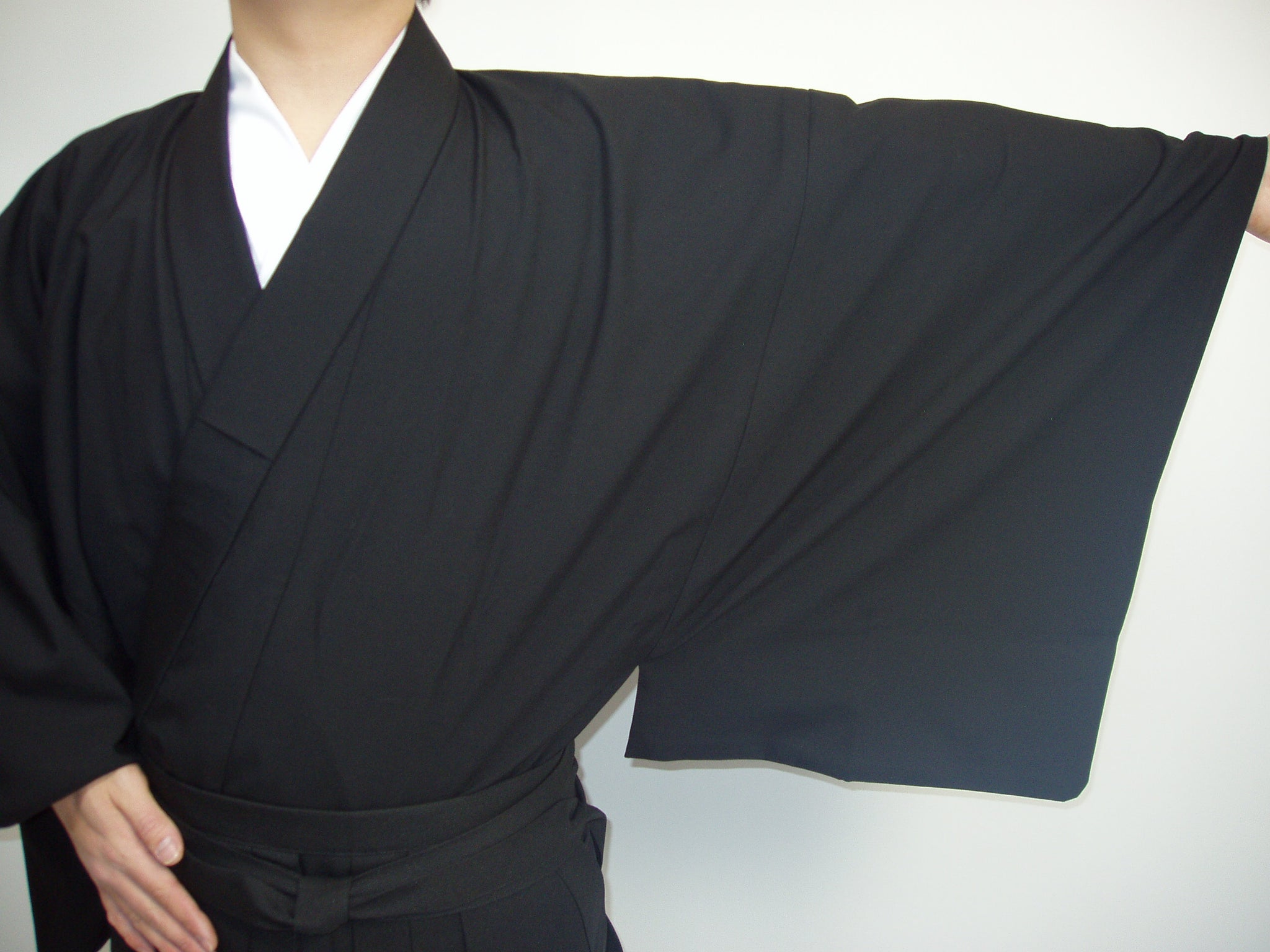 【H-025】 Kimono - Super Wool Size：XXL 着物 スーパーウール 特々大